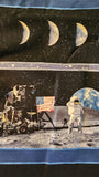 moon and astronaut fabric, Quilting Treasures, quality quilters cotton fabric, fun and educational space travel