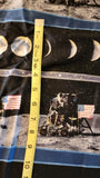 moon and astronaut fabric, Quilting Treasures, quality quilters cotton fabric, fun and educational space travel