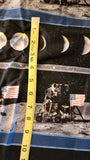 moon and astronaut fabric, Quilting Treasures, quality quilters cotton fabric, fun and educational space travel