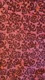 raspberry and maroon cotton fabric, Sumatra by Jinny Beyer RJR fabrics, quality quilters cotton fabric, floral scroll fabric
