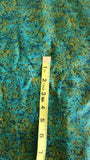 green, olive green, and blue quality quilters cotton fabric, Middleburg by Jinny Beyer for RJR Fabrics 2005, backing fabric, binding fabric
