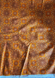 orange, dark red, and gold cotton fabric, Leesa Chandler for Robert Kaufman The Culture Club's passage to India screen print D#11824
