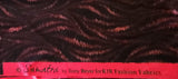 dark red and black cotton fabric, Sumatra by Jinny Beyer RJR fabrics, quality quilters cotton fabric, wavy lines fabric
