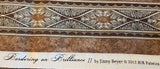 tan and brown striped cotton fabric, Bordering on Brilliance II by Jinny Beyer 2012 RJR fabrics, quality quilters cotton fabric by the yard