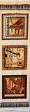 musical instrument quality quilters cotton fabric panel, Perfect Pitch by Dan Morris 2011 RJR fabrics, piano, trumpet, cello, violin