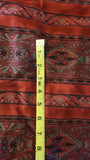 red and green striped floral scroll quality quilters cotton fabric, Pacific Rim by Jinny Beyer 2009 RJR fashion fabrics, Christmas fabric