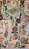 Nutcracker Christmas fabric green, Yuletide by Jinny Beyer for RJR Fashion Fabrics, quilters cotton fabric, snowman / snowflake fabric