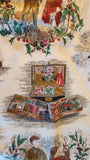 Christmas tree fabric, Holiday Treasures by Jinny Beyer 2011 for RJR Fashion Fabrics, quality quilters cotton fabric, Santa, reindeer