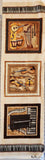 musical instrument quality quilters cotton fabric panel, Perfect Pitch by Dan Morris 2011 RJR fabrics, piano, drums, cello, violin, harp