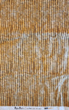 tan/dark yellow sheet music quality quilters cotton fabric by the yard, Perfect Pitch by Dan Morris 2011 RJR fabrics