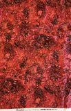 dark red and black floral quilters cotton fabric by the yard, Sophia by Jinny Beyer 2010 RJR fabrics