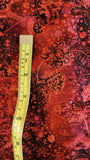 dark red and black floral quilters cotton fabric by the yard, Sophia by Jinny Beyer 2010 RJR fabrics