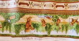 bears fishing beaver turtle squirrel wildlife quilters striped cotton fabric by the yard, Ramblin Woods Jacqueline Decker 2011 RJR Fabrics