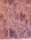 purple floral scroll quilters cotton fabric by the yard, Hermitage by Jinny Beyer 2009 RJR fabrics, backing or binding fabric