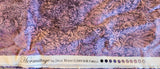 purple floral scroll quilters cotton fabric by the yard, Hermitage by Jinny Beyer 2009 RJR fabrics, backing or binding fabric
