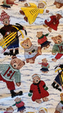 teddy bears in the snow quilters cotton fabric by the yard, Hi-Fashion fabrics Inc. D# Wintertime bears,