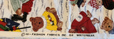 teddy bears in the snow quilters cotton fabric by the yard, Hi-Fashion fabrics Inc. D# Wintertime bears,