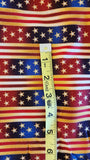 Americana quilters cotton fabric by the yard, Susan Stamiljo Robert Kaufman People's House Screen Print D# 12041, quilt of valor material
