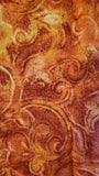 peachy orange swirled quilters cotton fabric by the yard, Summer Lily by Jinny Beyer 2011 RJR Fabrics