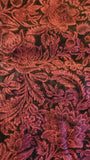 purple floral quilters cotton fabric by the yard, Summer Lily by Jinny Beyer 2011 RJR Fabrics