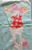 mouse growth chart fabric panel, World of Susybee for Hamil Textiles Design #SB20163, quality quilters cotton fabric