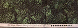 Green pinecone quilters cotton fabric by the yard, The Jinny Beyer's Holiday by Jinny Beyer 2012 RJR Fabrics