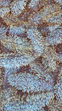 Blue and green pine branches quilters cotton fabric by the yard, The Jinny Beyer's Holiday by Jinny Beyer 2012 RJR Fabrics
