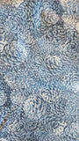 Blue pinecone quilters cotton fabric by the yard, The Jinny Beyer's Holiday by Jinny Beyer 2012 RJR Fabrics
