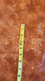rust colored variegated snowflake quality quilters cotton fabric by the yard, Hugs and Holly by Kelly Mueller Wooden Bear Red Rooser Fabrics