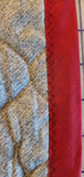 teddy bear baby quilt toddler bed quilt blue and maroon teddy bears with toys retro quilt