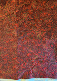 Red and green swirl quilters cotton fabric by the yard, The Jinny Beyer's Holiday by Jinny Beyer 2012 RJR Fabrics