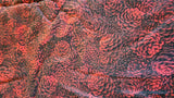 Red pinecone quilters cotton fabric by the yard, The Jinny Beyer's Holiday by Jinny Beyer 2012 RJR Fabrics