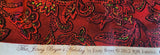 Red and green swirl quilters cotton fabric by the yard, The Jinny Beyer's Holiday by Jinny Beyer 2012 RJR Fabrics