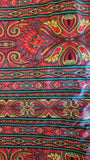 red and green cotton fabric, Bordering on Brilliance II by Jinny Beyer 2012 RJR fabrics, quilters cotton fabric by the yard, striped fabric