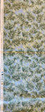 green leaves on blue background quilters cotton fabric by the yard, Empress Garden by Hoffman California International Style #E910