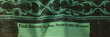 green scroll cotton fabric, Four Seasons by Jinny Beyer 2006 RJR fabrics, quality quilters cotton fabric