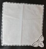 Baptism handkerchief, custom personalized with gift box, wedding, mother-of-the-bride, mother-in-law, step mom, grandmother, baptism gift