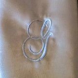 custom personalized embroidered monogram, cloth napkins, eco friendly, reusable napkins