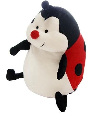 lady bug stuffed plush animal, Custom personalized embroidered birth statistics, adoption gift, flower girl gift, Christmas or Valentine&#39;s