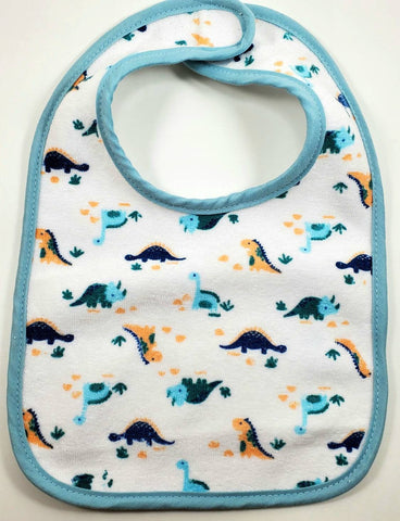 Monogram dinosaur baby bib, custom baby gift,  boy baby bib, terry cloth bib, drool bib, baby gift, personalized new baby bib gift