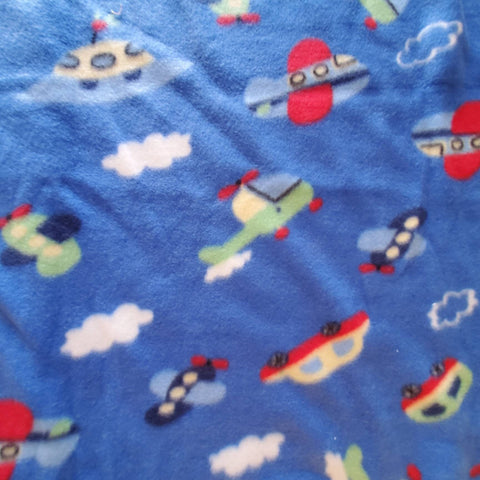 fleece tied transportation blanket, car, camper, airplane, helicopter blanket, Christmas gift, birthday gift