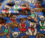 fleece tied animal blanket, Christmas gift, birthday gift, boy blanket, girl blanket, fleece throw blanket, toddler blanket