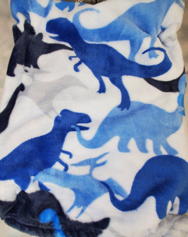 dinosaurs throw blanket, personalized monogrammed throw blanket, custom blanket, blue dinosaur blanket, birthday or Valentine's day gift