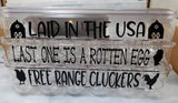 Reusable egg carton, funny egg carton, plastic egg carton, 28 count egg holder, fresh egg holder