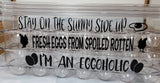 Reusable egg carton, funny egg carton, plastic egg carton, 28 count egg holder, fresh egg holder