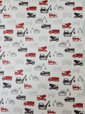 personalized construction truck throw blanket, custom monogrammed blanket, cement truck, birthday gift, Christmas gift, gifts for boys