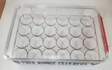 Reusable egg carton, egg carton with funny sayings, plastic egg carton,  two dozen egg holder, 24 count egg holder