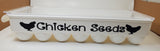 Reusable white egg carton, funny egg carton, plastic egg carton, 21 count egg holder, fresh egg holder
